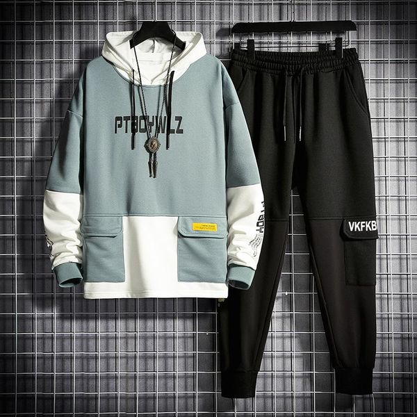 men's tracksuits hoodie suit sets 2021 men tracksuit 2 piece set multi-pockets printed streetwear spring autumn fashion hoodies+pants, Gray
men's tracksuits hoodie suit sets 2021 men tracksuit 2 piece set multi-pockets printed streetwear spring autumn fashion hoodies+pants, Gray