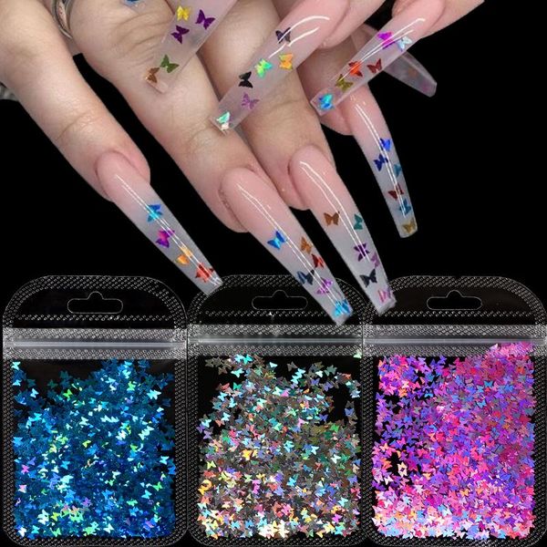 nail art decorations 1 bag holographic butterfly sequins laser colorful glitter flakes manicure design decoration accessories, Silver;gold
nail art decorations 1 bag holographic butterfly sequins laser colorful glitter flakes manicure design decoration accessories, Silver;gold