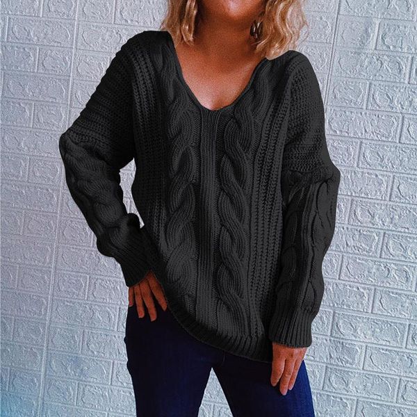 women's sweaters women 2021 v-neck long sleeve knitted sweater autumn winter oversized solid color pullover ladies clothing, White;black
women's sweaters women 2021 v-neck long sleeve knitted sweater autumn winter oversized solid color pullover ladies clothing, White;black