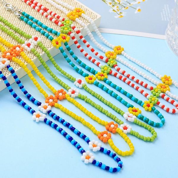 chokers rkr elegant daisy choker necklaces for women multicolor acrylic beads little flowers charms chains fashion jewelry, Golden;silver
chokers rkr elegant daisy choker necklaces for women multicolor acrylic beads little flowers charms chains fashion jewelry, Golden;silver
