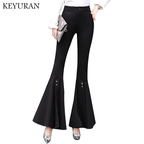 women's pants & capris 2021 spring autumn ol female bodycon mid waist vintage big flare women wide leg long trousers slim bell bottom, Black;white
women's pants & capris 2021 spring autumn ol female bodycon mid waist vintage big flare women wide leg long trousers slim bell bottom, Black;white