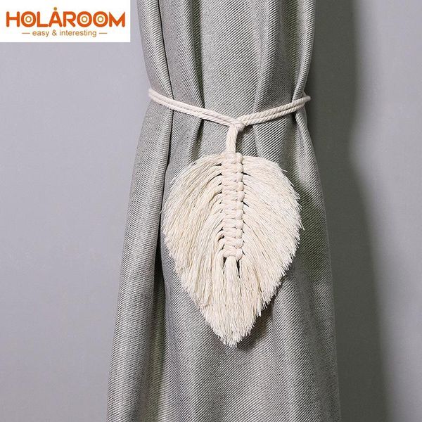 leaf macrame curtain tiebacks shaped braided for living room holdback window home bedroom decoration & drapes
leaf macrame curtain tiebacks shaped braided for living room holdback window home bedroom decoration & drapes