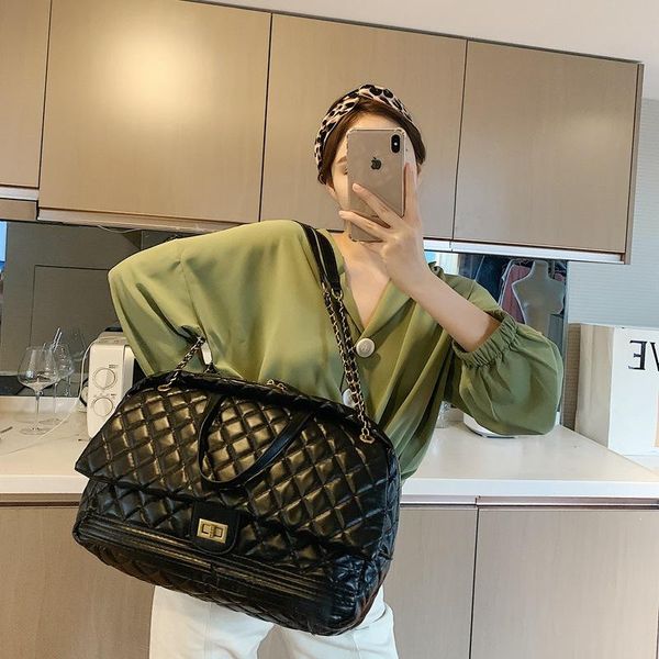 pu leather women's designer handbag capacity shoulder messenger bag travel lattice large tote bags
pu leather women's designer handbag capacity shoulder messenger bag travel lattice large tote bags