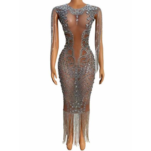 stage wear luxurious crystals transparent long dress evening birthday wedding celebrate rhinestones chain dance prom party, Black;red
stage wear luxurious crystals transparent long dress evening birthday wedding celebrate rhinestones chain dance prom party, Black;red