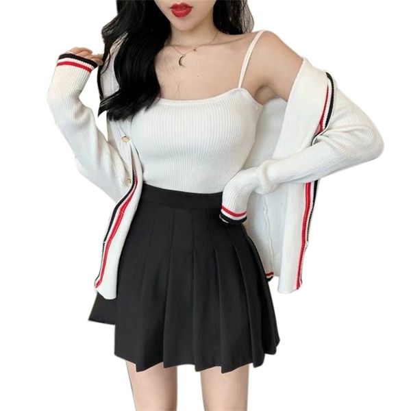 women pleated skirt gothic female fashion outfits for elegant ladies high waist slim girl clothing 210522, Black
women pleated skirt gothic female fashion outfits for elegant ladies high waist slim girl clothing 210522, Black