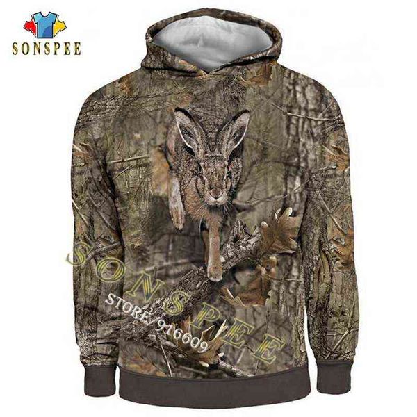 sonspee 3d camo hunting animals hare hoodies women fashion streetwear hooded sweatshirt long sleeve casual pullover men hoodie x 211106, Black
sonspee 3d camo hunting animals hare hoodies women fashion streetwear hooded sweatshirt long sleeve casual pullover men hoodie x 211106, Black