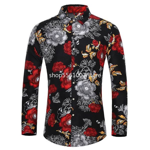 men's casual shirts 2021 arrival fashion style men long sleeve plus size printing clothing -7xl, White;black
men's casual shirts 2021 arrival fashion style men long sleeve plus size printing clothing -7xl, White;black