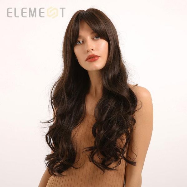 heat resistant fiber synthetic long wavy ombre brown wigs with bangs cosplay party for white/black women1
heat resistant fiber synthetic long wavy ombre brown wigs with bangs cosplay party for white/black women1