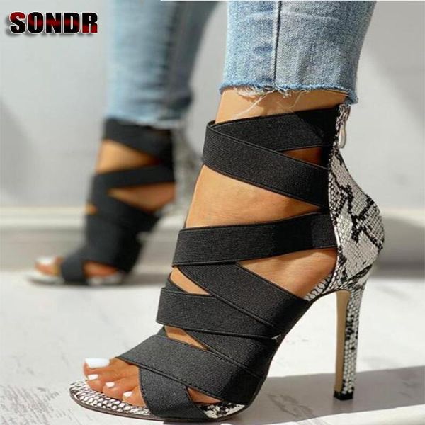 ladies high heels color matching snakeskin heel sandals casual shoes party prom, Black
ladies high heels color matching snakeskin heel sandals casual shoes party prom, Black