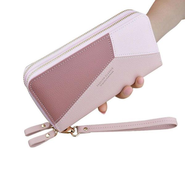 wallets fashion women pu leather clutch wallet long card holder case purse handbag phone zip, Red;black
wallets fashion women pu leather clutch wallet long card holder case purse handbag phone zip, Red;black
