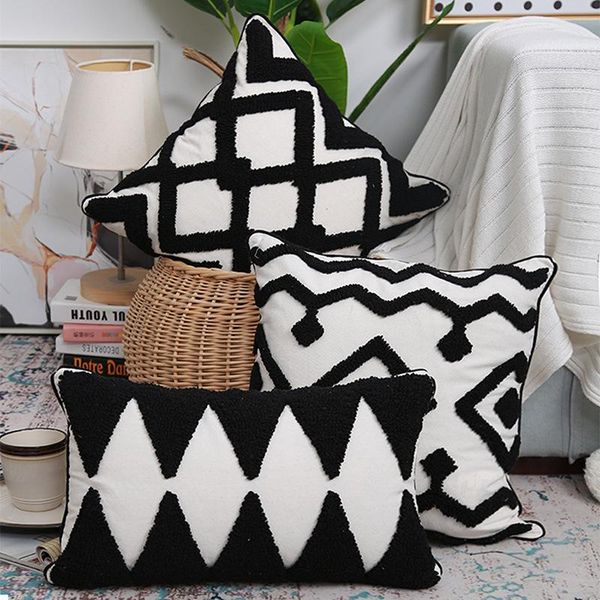 cushion/decorative pillow tufted cushion cover 45x45cm/30x50 black and white sofa case nordic decorative for living room handmade
cushion/decorative pillow tufted cushion cover 45x45cm/30x50 black and white sofa case nordic decorative for living room handmade