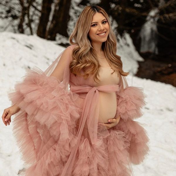 ruffles pink kimono women dresses robe for pshoot extra puffy sleeves prom gowns african cape cloak maternity dress pgraphy, Black
ruffles pink kimono women dresses robe for pshoot extra puffy sleeves prom gowns african cape cloak maternity dress pgraphy, Black