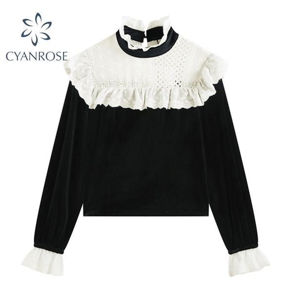 ruched ruffle spliced korean blouses for ladies spring long sleeve shirt stand collar vintage shirts female blusas ins 210515, White
ruched ruffle spliced korean blouses for ladies spring long sleeve shirt stand collar vintage shirts female blusas ins 210515, White