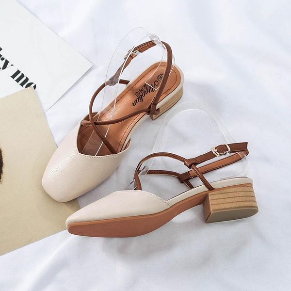 sandals closed toe clear heels shallow mouth low-heeled shoes with strap suit female beige 2021 summer high retro com, Black
sandals closed toe clear heels shallow mouth low-heeled shoes with strap suit female beige 2021 summer high retro com, Black