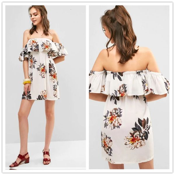super fashion trend superimposed broken flower off shoulder mini s for women, Black;gray
super fashion trend superimposed broken flower off shoulder mini s for women, Black;gray