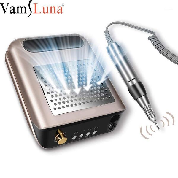 in 1 nail drill machine electric file & dust collector with e-file vacuum cleaner for professional manicure1, Silver
in 1 nail drill machine electric file & dust collector with e-file vacuum cleaner for professional manicure1, Silver