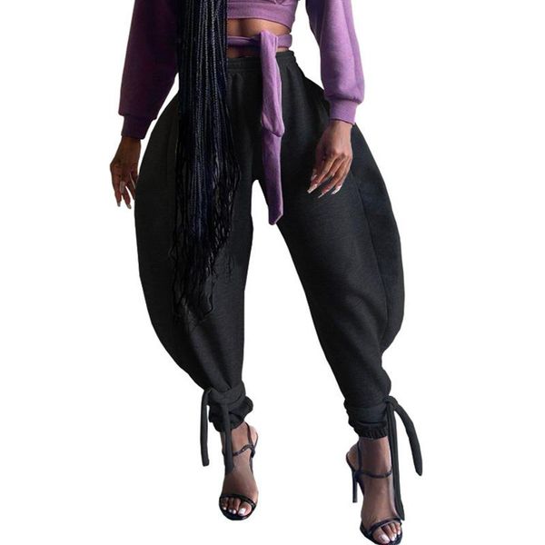 saimishi harem pants chic women trousers lace up hem bloomers elastic high waist casual oversized ankle length women's & capris, Black;white
saimishi harem pants chic women trousers lace up hem bloomers elastic high waist casual oversized ankle length women's & capris, Black;white