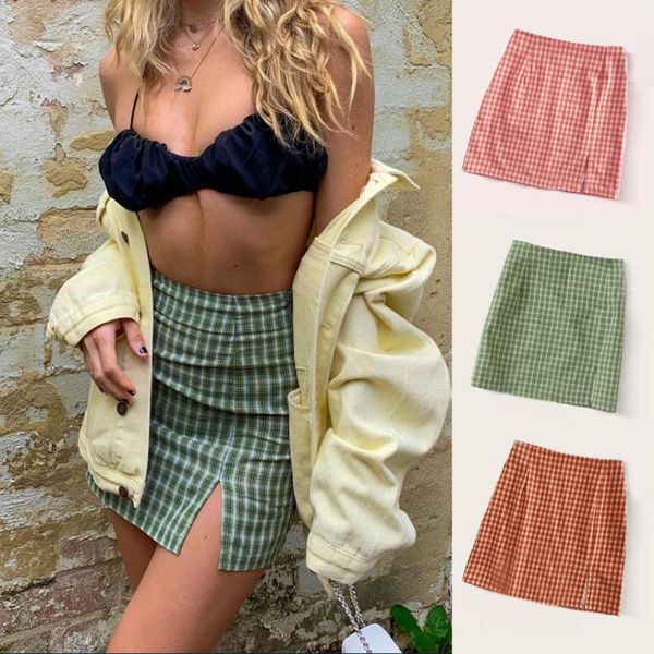 skirts 2021 summer mini plaid split skirt european and american fashion wild high waist zipper slim women girl, Black
skirts 2021 summer mini plaid split skirt european and american fashion wild high waist zipper slim women girl, Black