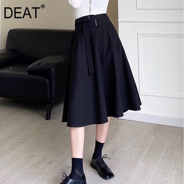 spring and winter high waist a-line halfbody knee length skirt female fashion bottom wears wo06701xl 210421, Black
spring and winter high waist a-line halfbody knee length skirt female fashion bottom wears wo06701xl 210421, Black