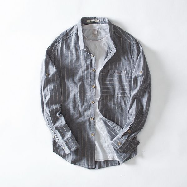 men's t-shirts brand long sleeve linen casual stripes flax shirt mens fashion autumn and spring shirts men 4xl overhemd chemise u2o6 8b, White;black
men's t-shirts brand long sleeve linen casual stripes flax shirt mens fashion autumn and spring shirts men 4xl overhemd chemise u2o6 8b, White;black