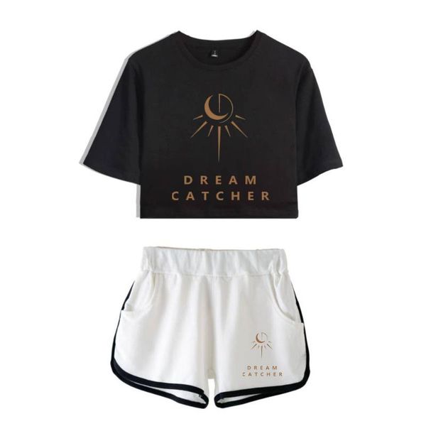 women's tracksuits creative dreamcathcer deam about two piece set cool women shorts+lovely t-shirt cute classic dew navel sport girl su, Gray
women's tracksuits creative dreamcathcer deam about two piece set cool women shorts+lovely t-shirt cute classic dew navel sport girl su, Gray