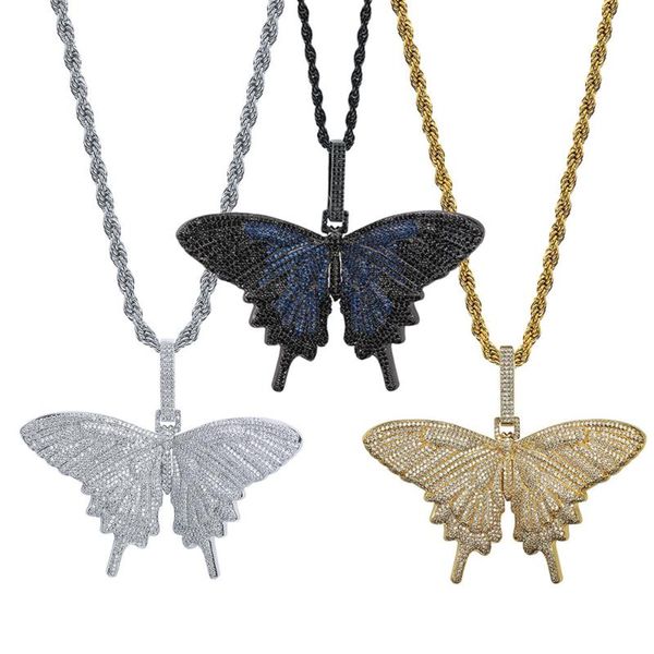 pendant necklaces arrival iced out insect multicolor butterfly pendants&necklaces micro pave zircon cz chain hip hop jewelry gift, Silver
pendant necklaces arrival iced out insect multicolor butterfly pendants&necklaces micro pave zircon cz chain hip hop jewelry gift, Silver