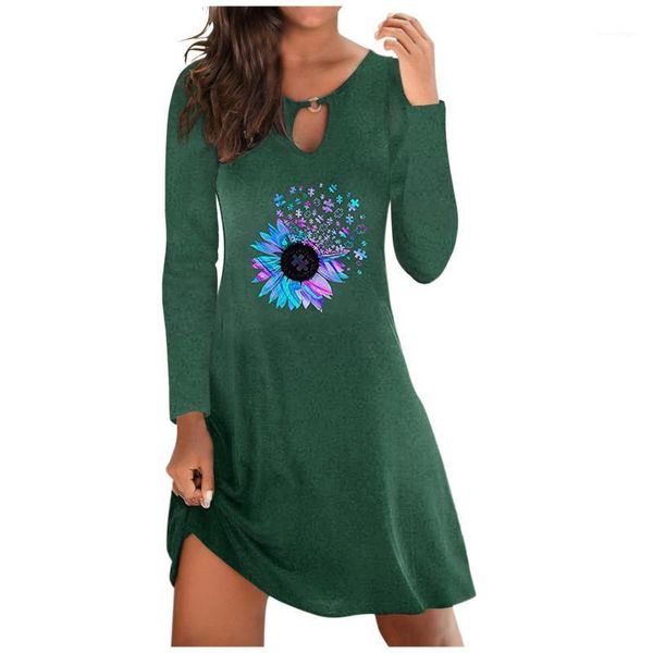 casual dresses women's plus size dress flower printed o-neck summer mini long sleeve beach loose pocket vestido #t1g, Black;gray
casual dresses women's plus size dress flower printed o-neck summer mini long sleeve beach loose pocket vestido #t1g, Black;gray
