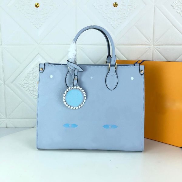 women leather handbags tote bag shopping bags color printing letters decoration material 34cm medium sack
women leather handbags tote bag shopping bags color printing letters decoration material 34cm medium sack