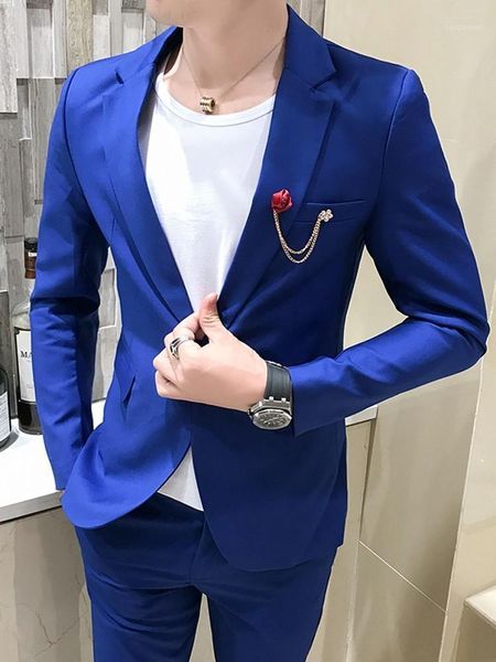 men's suits & blazers 2021 suit wedding male slim fit luxury for men business one button(blazer+pants)homme tuxedo terno masculino, White;black
men's suits & blazers 2021 suit wedding male slim fit luxury for men business one button(blazer+pants)homme tuxedo terno masculino, White;black