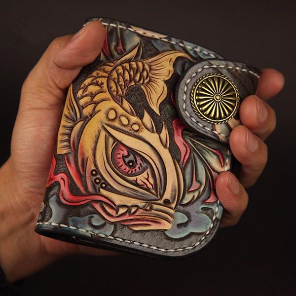 wallets women mini cow leather hand carved daisy purses men clutch vegetable tanned wallet card holder, Red;black
wallets women mini cow leather hand carved daisy purses men clutch vegetable tanned wallet card holder, Red;black