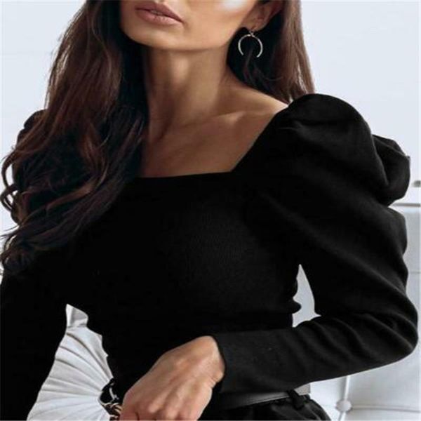 women's blouses & shirts spring women casual solid knitwear crochet puff long sleeve shirt knitted sweater female slim fit pullover ju, White
women's blouses & shirts spring women casual solid knitwear crochet puff long sleeve shirt knitted sweater female slim fit pullover ju, White
