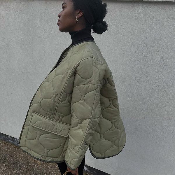 women's jackets cotton jacket single-breasted texture army green coat large pockets fashion casual for women street daily commuting wea, Black;brown
women's jackets cotton jacket single-breasted texture army green coat large pockets fashion casual for women street daily commuting wea, Black;brown