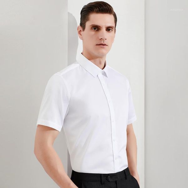 men's dress shirts summer short sleeve 100% cotton non-iron shirt pocket-less design standard-fit formal business solid basic, White;black
men's dress shirts summer short sleeve 100% cotton non-iron shirt pocket-less design standard-fit formal business solid basic, White;black