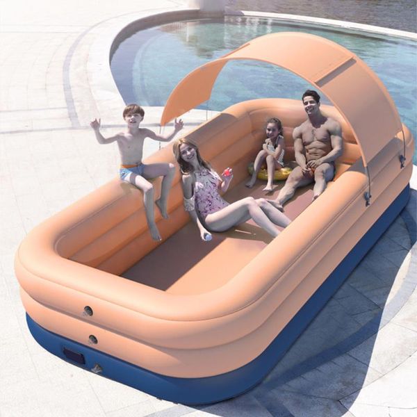 pool & accessories 2.1/2.6m rectangle swimming thick wireless inflatable paddling with sunshade outdoor backyard summer water play center
pool & accessories 2.1/2.6m rectangle swimming thick wireless inflatable paddling with sunshade outdoor backyard summer water play center