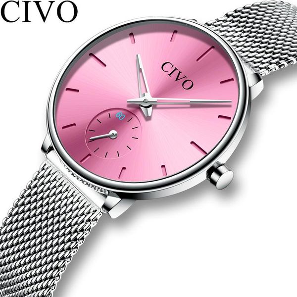 wristwatches civo fashion casual watches ladies waterproof sliver steel mesh quartz watch women birthday gift for wife clock relogio feminin, Slivery;brown
wristwatches civo fashion casual watches ladies waterproof sliver steel mesh quartz watch women birthday gift for wife clock relogio feminin, Slivery;brown