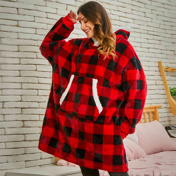 mens designer t shirts winter sherpa oversized hoodie women men plaid sweatshirt fleece hooded blanket with sleeves kangaroo pocket wearable, Black
mens designer t shirts winter sherpa oversized hoodie women men plaid sweatshirt fleece hooded blanket with sleeves kangaroo pocket wearable, Black