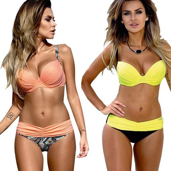 women's swimwear yicn bikinis women swimsuit summer low waisted bathing suits halter push up bikini set, White;black
women's swimwear yicn bikinis women swimsuit summer low waisted bathing suits halter push up bikini set, White;black