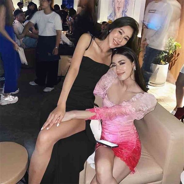 wannathis midi dress women summer sleeveless party lace up strap hight side split black backless long dresses, Black;gray
wannathis midi dress women summer sleeveless party lace up strap hight side split black backless long dresses, Black;gray