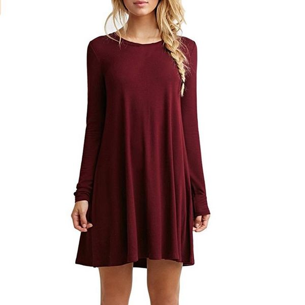 sale fashion women long sleeve casual party cocktail short mini dress dresses, Black;gray
sale fashion women long sleeve casual party cocktail short mini dress dresses, Black;gray