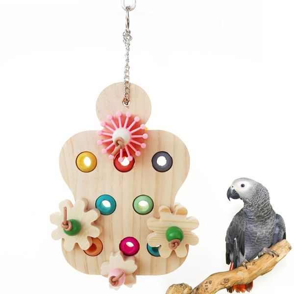 other bird supplies 1pcs pet interactive toy wooden training parrot intelligence parakeet macaw bite chewing plaything
other bird supplies 1pcs pet interactive toy wooden training parrot intelligence parakeet macaw bite chewing plaything