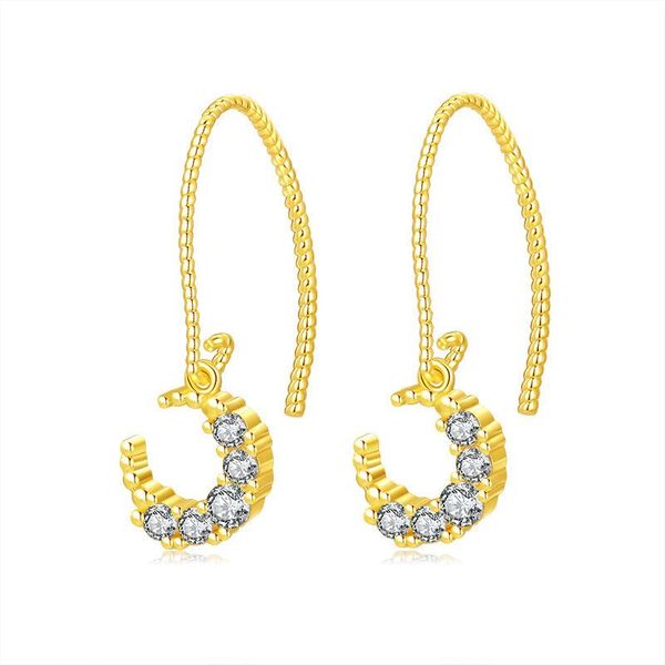hoop & huggie moon french earrings for women gold/silver zircon crystal percing big hook korean fashion jewelry wedding gift, Golden;silver
hoop & huggie moon french earrings for women gold/silver zircon crystal percing big hook korean fashion jewelry wedding gift, Golden;silver