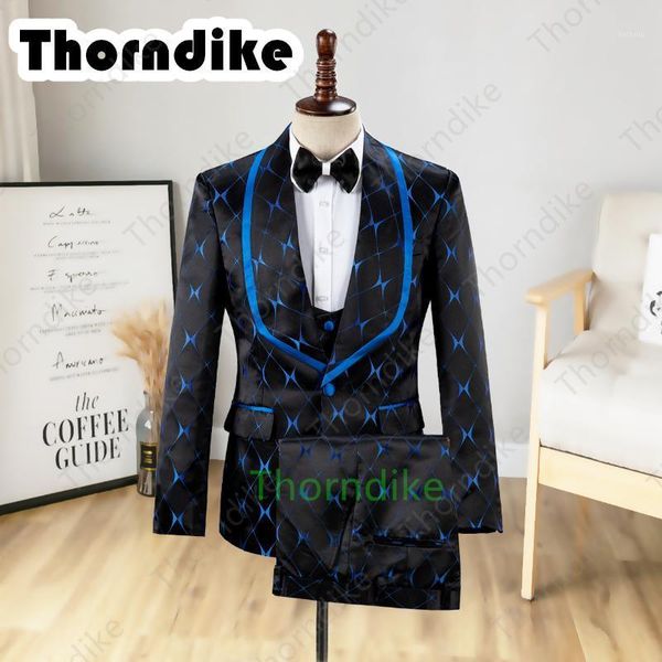 men's suits & blazers thorndike black print pattern terno masculino 2021 shawl lapel tuxedos wedding dress costume for men 3 pi, White;black
men's suits & blazers thorndike black print pattern terno masculino 2021 shawl lapel tuxedos wedding dress costume for men 3 pi, White;black
