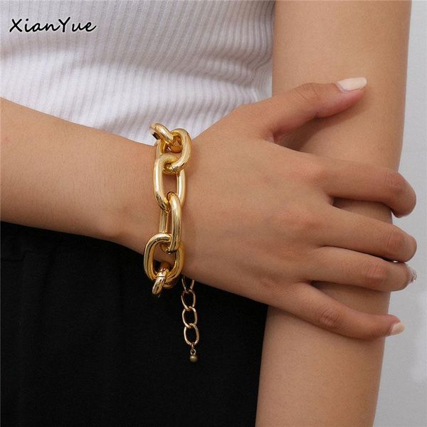 beaded, strands fashion punk hip hop bracelet for woman set miami boho thick hollow lock splicing gold color chain bangles jewelry gift, Black
beaded, strands fashion punk hip hop bracelet for woman set miami boho thick hollow lock splicing gold color chain bangles jewelry gift, Black