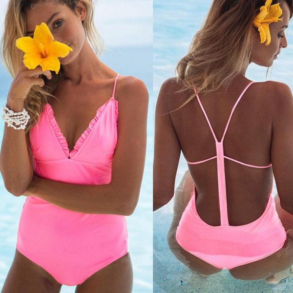 one-piece suits bikini 2021 solid one piece swimsuit backless women ruffle swimwear girls beachwear bathing swimming wear
one-piece suits bikini 2021 solid one piece swimsuit backless women ruffle swimwear girls beachwear bathing swimming wear