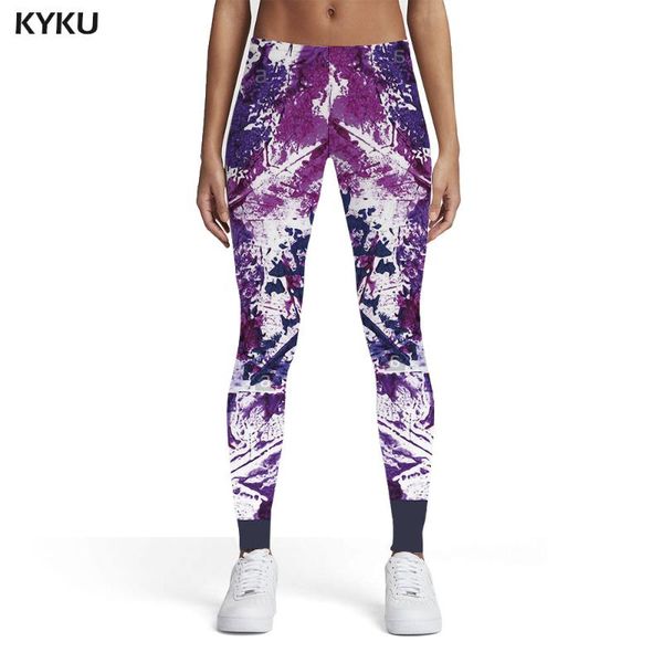 women's leggings kyku women abstract elastic purple 3d print casual printed pants womens slim summer, Black
women's leggings kyku women abstract elastic purple 3d print casual printed pants womens slim summer, Black