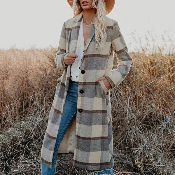 women's jackets plaid jacket casual long trench coat button down female shacket with pockets overcoat outwear, Black;brown
women's jackets plaid jacket casual long trench coat button down female shacket with pockets overcoat outwear, Black;brown