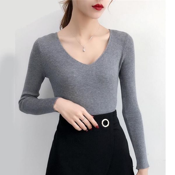 lucyever v-neck women pullovers sweater autumn winter korean style knitted jumper fashion casual ladies warm basic 2021 women's swe, White;black
lucyever v-neck women pullovers sweater autumn winter korean style knitted jumper fashion casual ladies warm basic 2021 women's swe, White;black