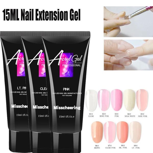 nail gel 15ml colorful extension acrylic crystal pink white solid paperless quick uv art accessory, Red;pink
nail gel 15ml colorful extension acrylic crystal pink white solid paperless quick uv art accessory, Red;pink