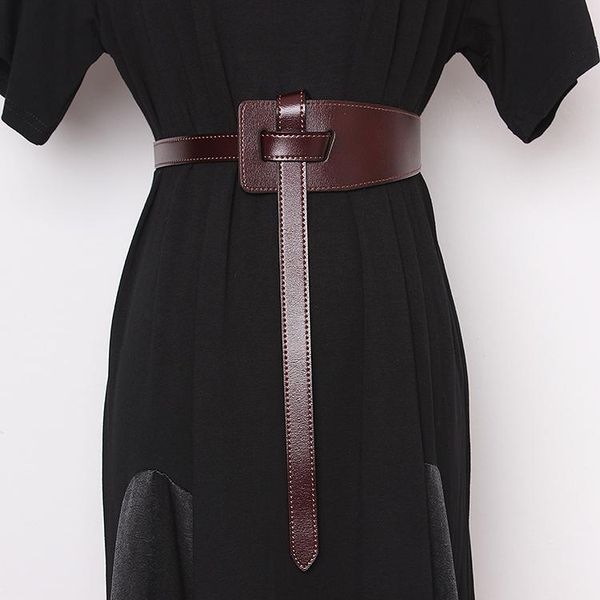 women's runway fashion geunine leather cummerbunds female dress corsets waistband belts decoration narrow belt tb1210, Black;brown
women's runway fashion geunine leather cummerbunds female dress corsets waistband belts decoration narrow belt tb1210, Black;brown