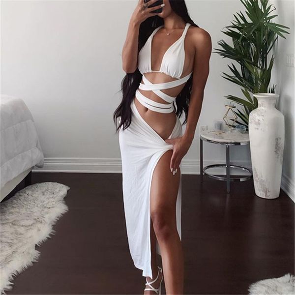 women's tracksuits bandage wrap and split midi skirts side deep v neck fashion outfits 2 piece set vintage club matching, Gray
women's tracksuits bandage wrap and split midi skirts side deep v neck fashion outfits 2 piece set vintage club matching, Gray